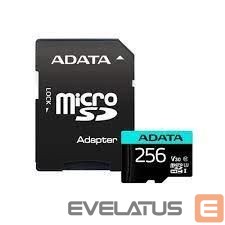 Muu arvutitarvik ADATA  MEMORY MICRO SDXC 256GB W/AD./AUSDX256GUI3V30SA2-RA1 