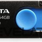 Mälupulk ADATA  MEMORY DRIVE FLASH USB3.1 64GB/BLACK AUV320-64G-RBKBL 