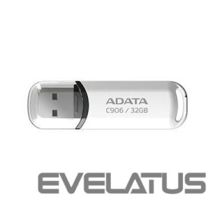 Mälupulk ADATA  MEMORY DRIVE FLASH USB2 32GB/WHITE AC906-32G-RWH 