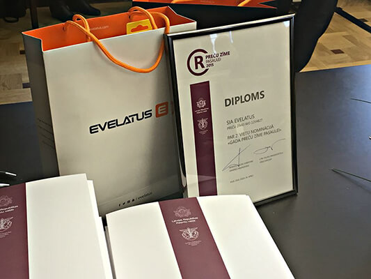 Evelatus – Aasta kaubamärk 2015 – maailma jaoks!