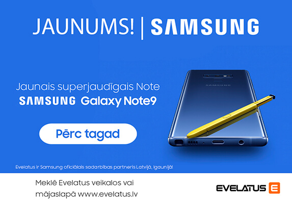 UUS! Samsung Galaxy Note 9!