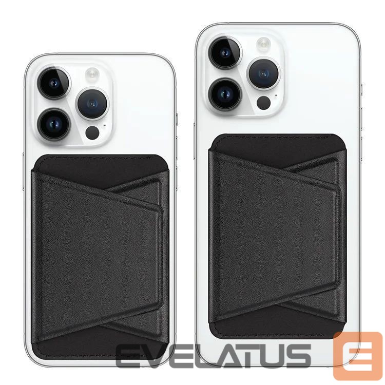 Universaal mobiiltasku Dux Ducis - Magnetic PU Leather Wallet Stand Black