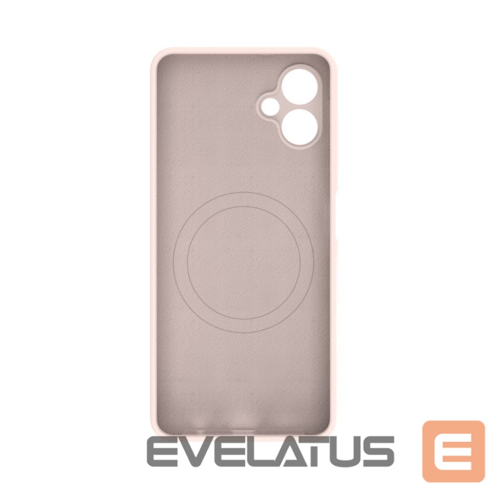 Tagakaaned Evelatus Samsung Galaxy A06 5G Premium Magnetic Soft Touch Silicone Case Pink Sand