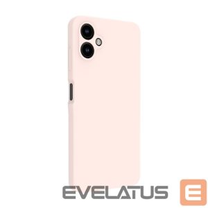 Tagakaaned Evelatus Samsung Galaxy A06 5G Premium Magnetic Soft Touch Silicone Case Pink Sand