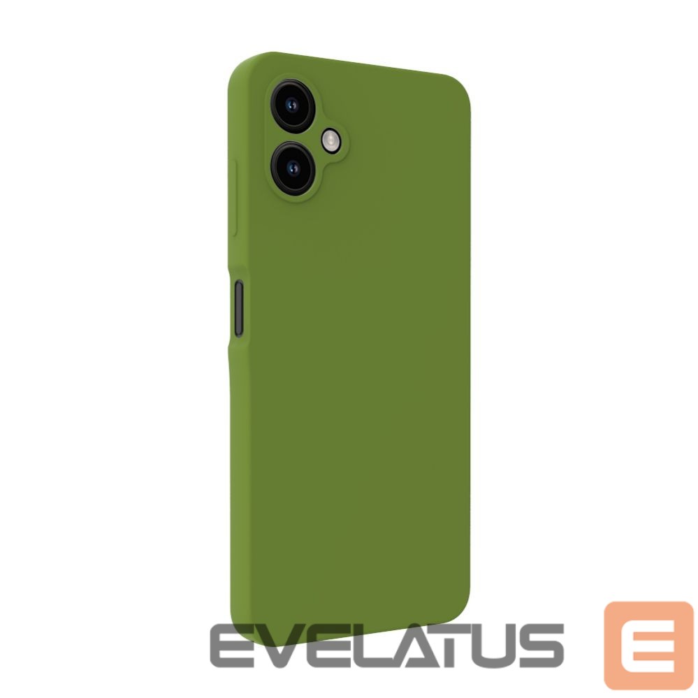 Tagakaaned Evelatus Samsung Galaxy A06 5G Premium Magnetic Soft Touch Silicone Case Army Green