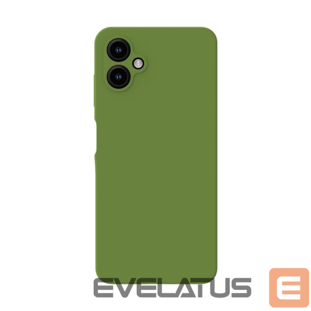 Tagakaaned Evelatus Samsung Galaxy A06 5G Premium Magnetic Soft Touch Silicone Case Army Green