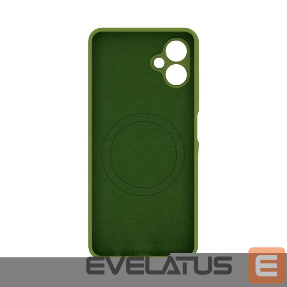 Tagakaaned Evelatus Samsung Galaxy A06 5G Premium Magnetic Soft Touch Silicone Case Army Green