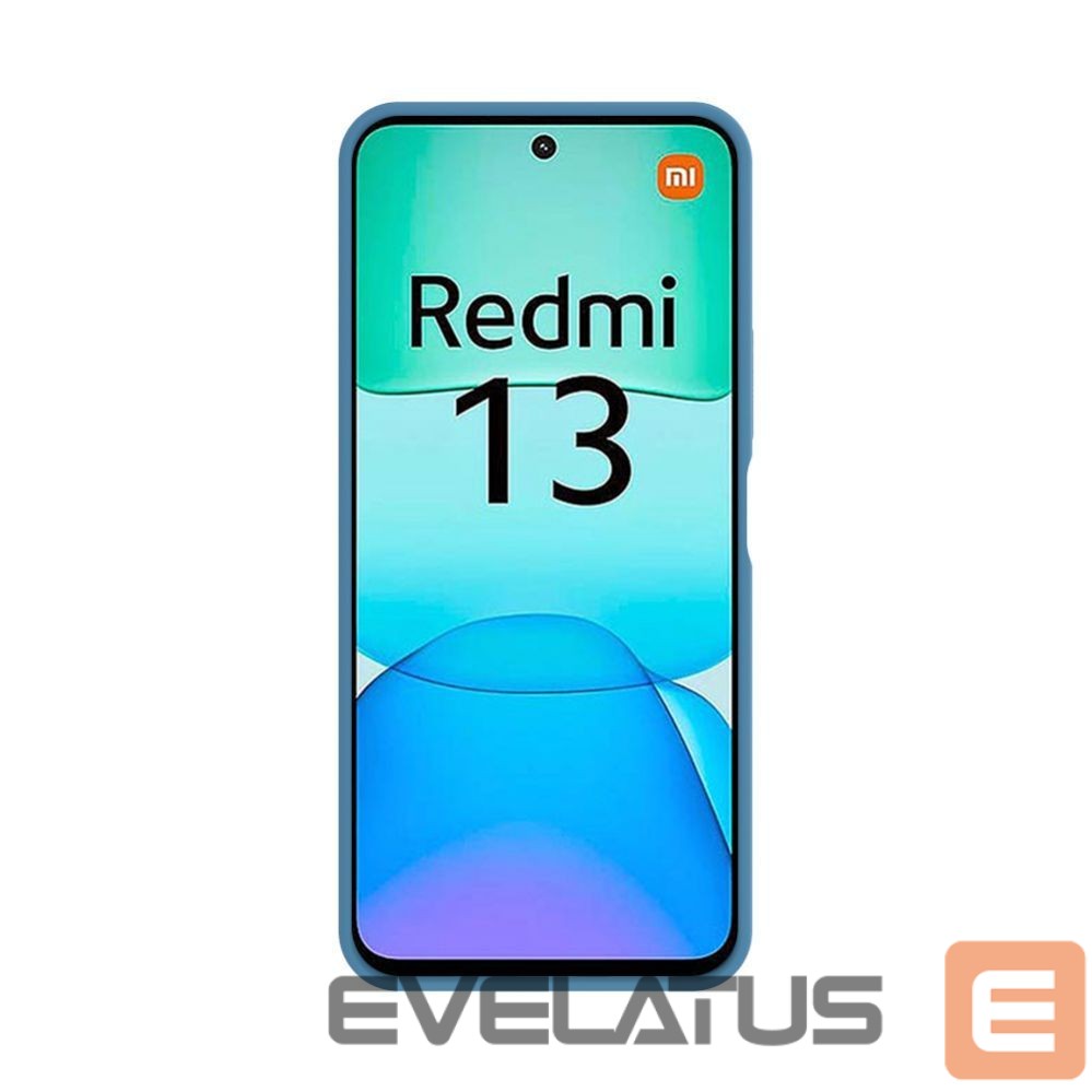 Tagakaaned Evelatus Xiaomi Redmi 13 4G Premium Magnetic Soft Touch Silicone Case Navy Blue