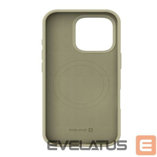 Tagakaaned Evelatus Apple iPhone 16 Pro Premium Magsafe Soft Touch Silicone Case Natural Titanium