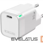 Adaptrid Jellico  C43 Mini PD 30W QC 3.0 Smart Adaptive Fast Charger with 1x USB-C (5-20V) White