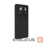 Tagakaaned Evelatus Xiaomi Redmi Note 14 Pro 4G / Poco X7 Premium Magnetic Soft Touch Silicone Case Black