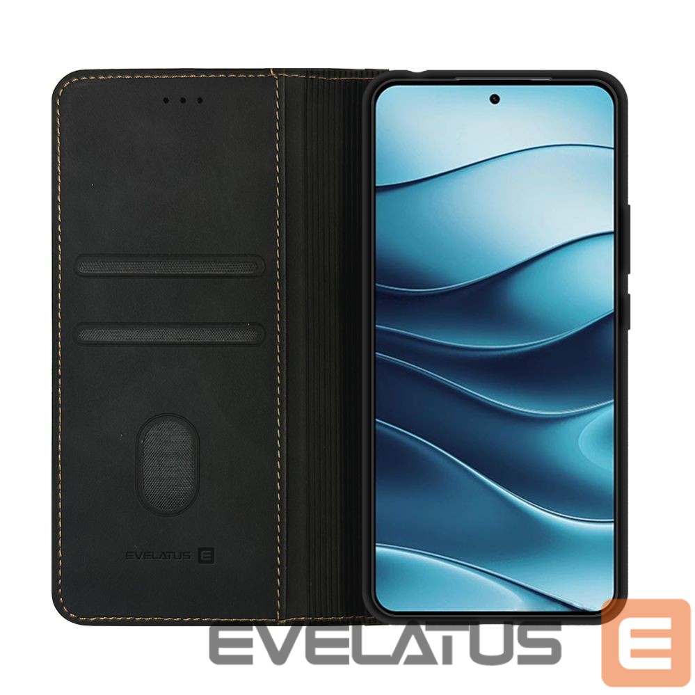 Kaaned - kaaned Evelatus Xiaomi Redmi Note 14 5G Book Case Black