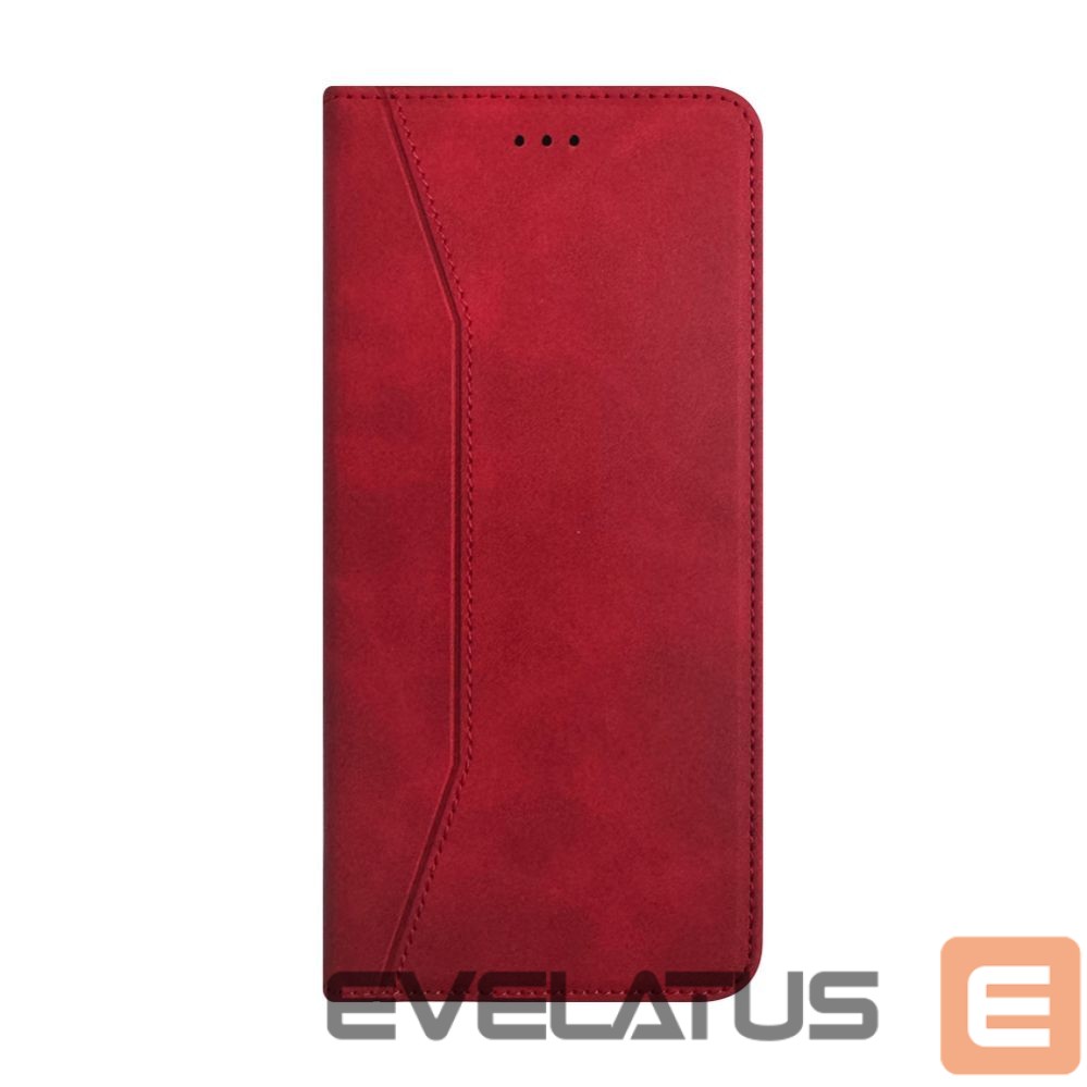 Kaaned - kaaned Evelatus Xiaomi Redmi 14C 4G/ 14C 5G / Redmi A4 / POCO C75 PU Leather Book Case Red