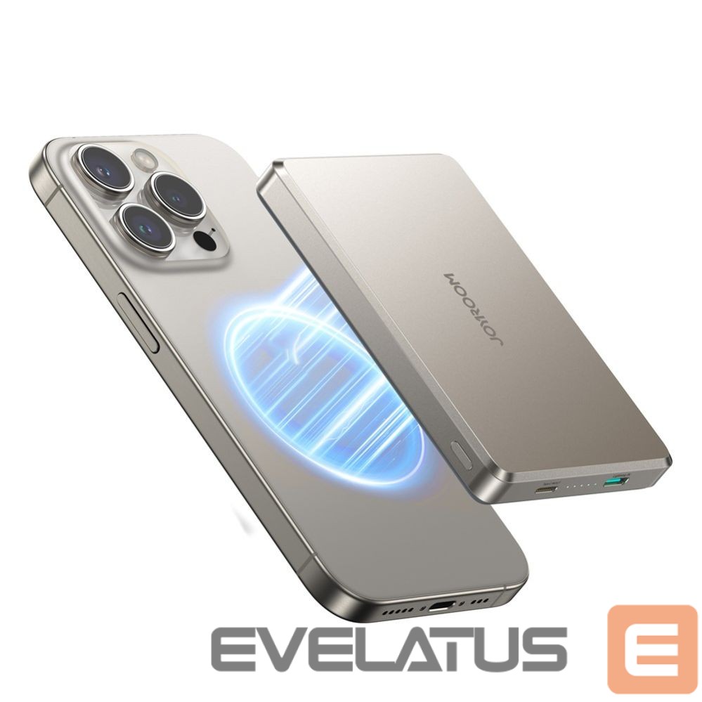 Väline aku Joyroom 20W Metal Magnetic Wireless Power Bank 10000mAh Gold