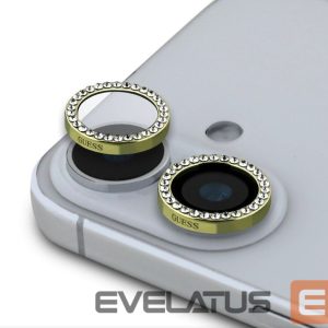 Kaitseklaasid Guess Apple iPhone 16/16 Plus Fixed Glliter Protective Lens Gold
