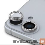 Kaitseklaasid Guess Apple iPhone 16/16 Plus Fixed Glliter Protective Lens Silver