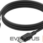 Kaabel Hoco  X90 Cool 60W silicone charging data cable for Type-C to Type-C Black