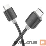 Kaabel Hoco  US08 HDTV 2.0 male-to-male 4K HD data cable(L=1M) Black