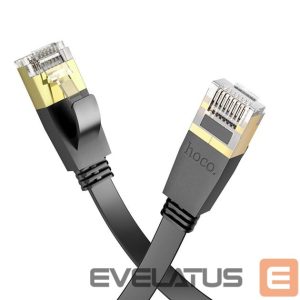 Kaabel Hoco  US07 General pure copper flat network cable(L=10M) Black