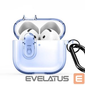 Korpus kõrvaklappidele Dux Ducis Apple AirPods 4 PECL Series PC+TPU Cover with Hook Blue