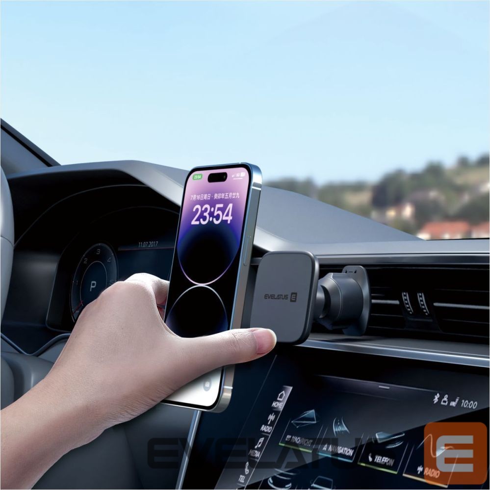 Automaatne hoidja Evelatus Car air conditioning vent bracket with MagSafe C2+KAC001 Black