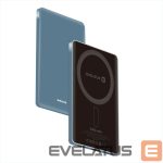Väline aku Evelatus  Evelatus PD20W 5000mAh Power Bank MagLink Elite With Wireless charging EVEP02PBMEB Blue