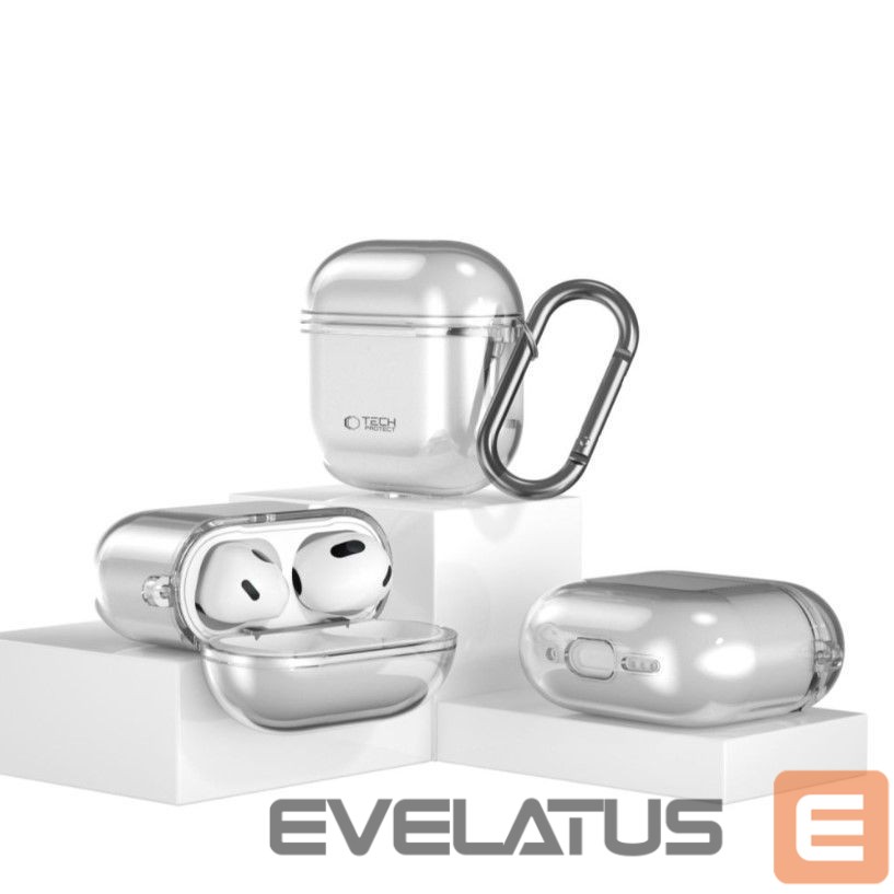 Korpus kõrvaklappidele Tech-Protect Apple AIRPODS 4 ASH FLEXAIR Case Grey