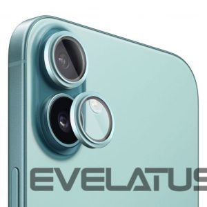 Kaitseklaasid Evelatus Apple iPhone 16 / 16 Plus Camera Lens Protector Armor Teal