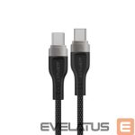 Kaabel Acefast  3in1 Cable Acefast C11-03 USB-C - USB-C 480Mb/s 100W 1.2m Black