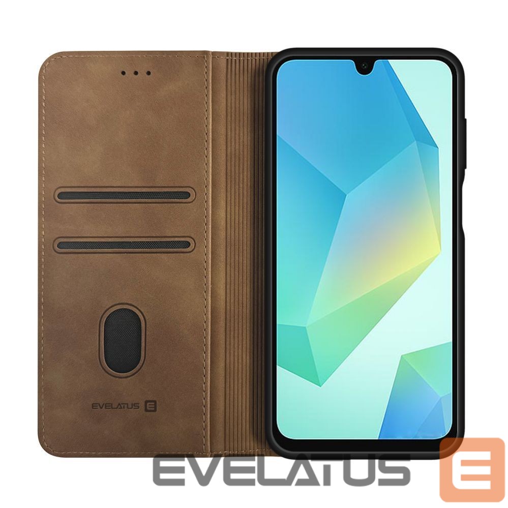 Kaaned - kaaned Evelatus Samsung Galaxy A56 Book Case Brown
