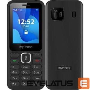 Mobiiltelefon MyPhone  6320 | Black | 2.4 " | TFT | 32 MB | 32 MB | Dual SIM | Main camera resolution 0.3 MP | 100 mAh 