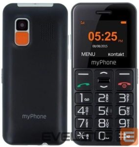 Mobiiltelefon MyPhone  Halo Easy Single SIM Black
