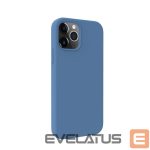 Tagakaaned Evelatus Apple iPhone 12 / 12 Pro Premium Magsafe Soft Touch Silicone Case Navy Blue