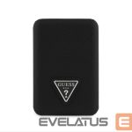 Väline aku Guess  PU Grained Triangle Logo MagSafe Powerbank 5000mAh Black