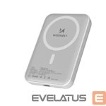 Väline aku Wozinsky  10.000 mAh Magnetic Power Bank White