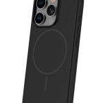 Tagakaaned iLike Apple iPhone 15 Pro Soft Touch Silicone case With Magnetic Black
