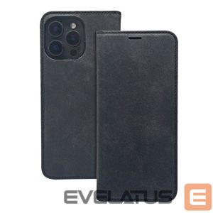 Kaaned - kaaned iLike Samsung Galaxy S25 Smart Suede Book Case Black