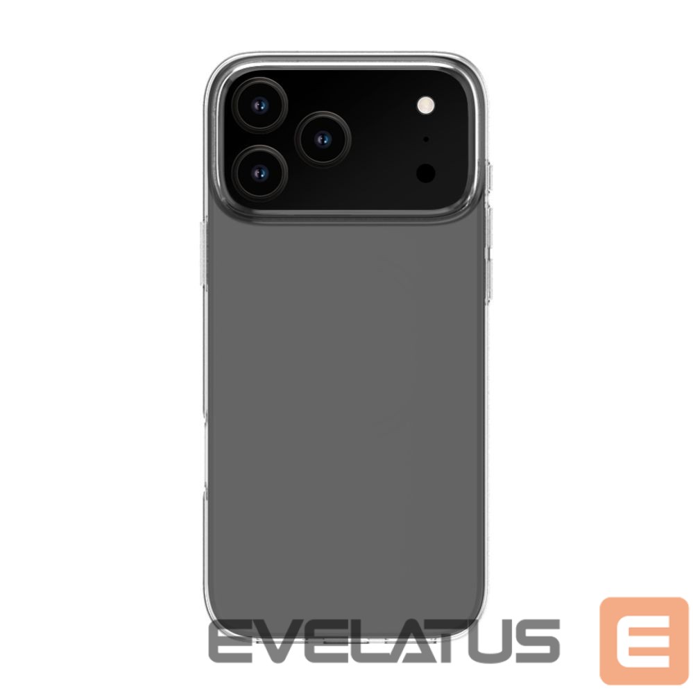 Tagakaaned Evelatus Apple iPhone 17 Pro Max Clear Silicone Case 1.5mm TPU Transparent