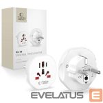 Adaptrid Tech-Protect Universal WL-09 UNIVERSAL TRAVEL ADAPTER FROM EU WHITE White