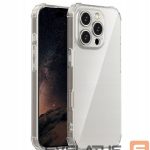 Tagakaaned iLike Apple iPhone 17 Anti Shock 1,5 mm case big hole Transparent