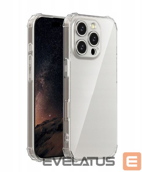 Tagakaaned iLike Apple iPhone 17 Air Anti Shock 1,5 mm case Transparent