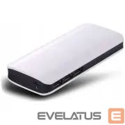 Väline aku POWERMAX  20000mAh Mega Power Bank Charger 3x USB 2.1A / Micro USB  input + LED Torch White