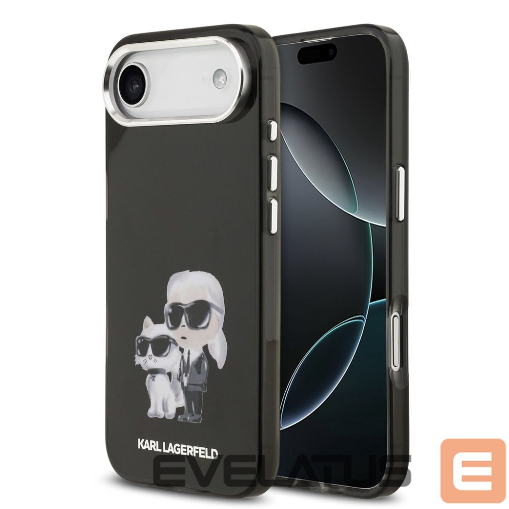 Tagakaaned Karl Lagerfeld Apple iPhone Air Silicone case IML Aquarelle K&C Logo Black