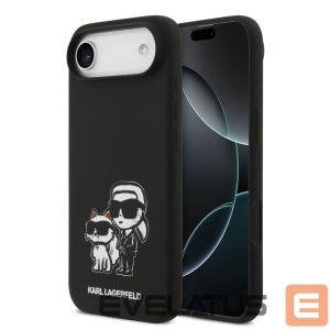Tagakaaned Karl Lagerfeld Apple iPhone Air Liquid Silicone K&CH Sketch MagSafe Case Black