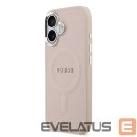 Tagakaaned Guess Apple iPhone 17 PU Saffiano MagSafe Case Pink
