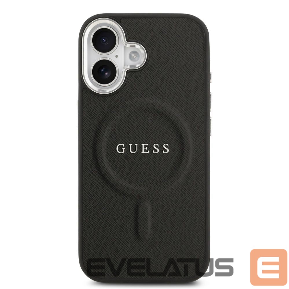 Tagakaaned Guess Apple iPhone 17 PU Saffiano MagSafe Case Black