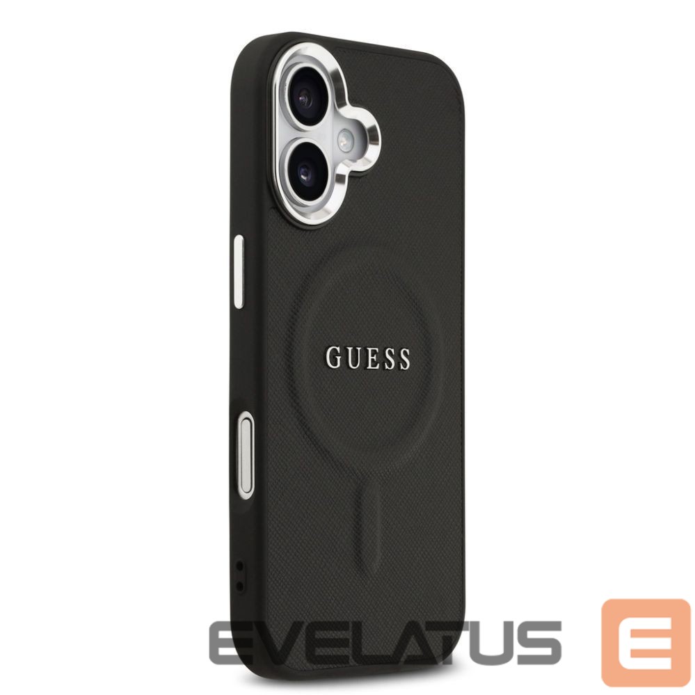 Tagakaaned Guess Apple iPhone 17 PU Saffiano MagSafe Case Black