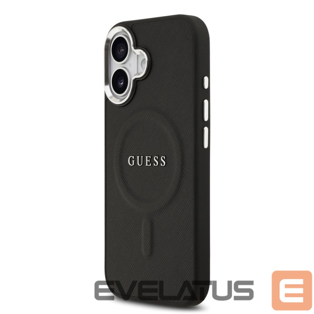 Tagakaaned Guess Apple iPhone 17 PU Saffiano MagSafe Case Black