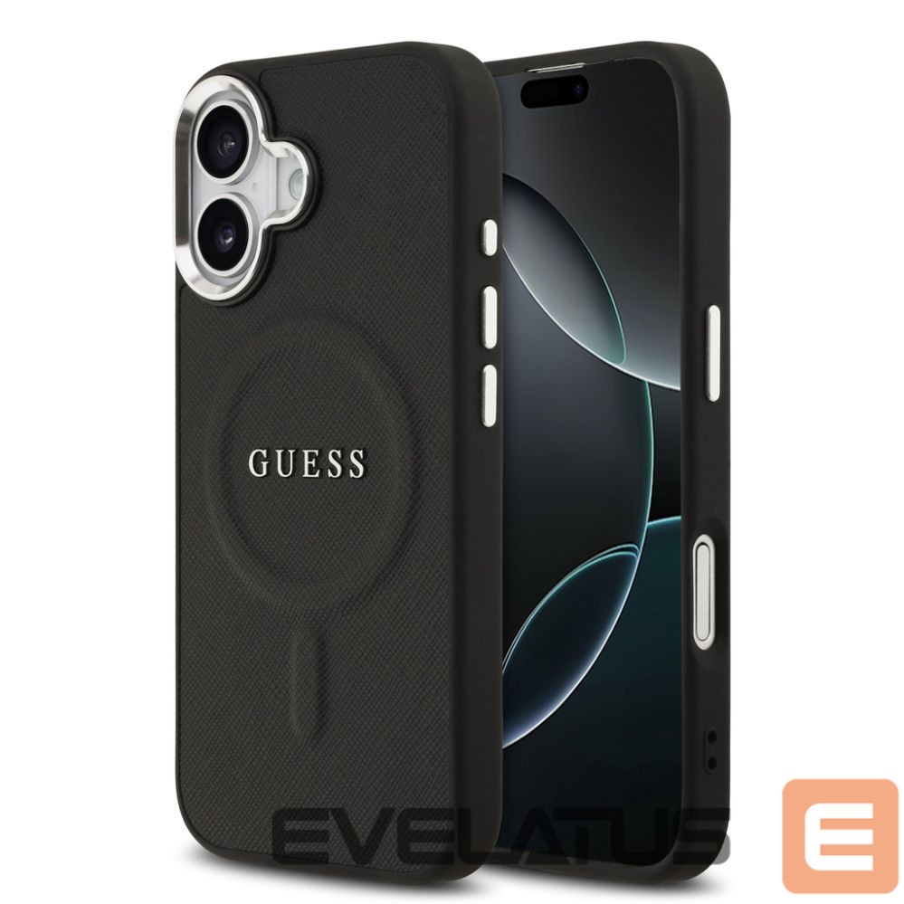 Tagakaaned Guess Apple iPhone 17 PU Saffiano MagSafe Case Black
