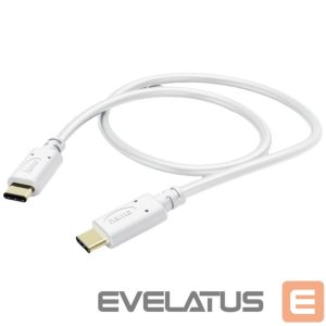 Kaabel Hama  Charging Cable USB-C to USB-C 1.5m White